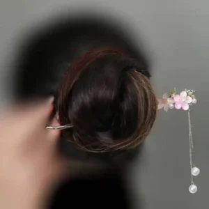 کانزاشی طرح گل و آویز مروارید